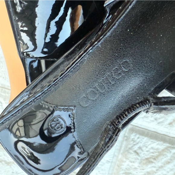 Coutgo Pointed Toe Sandals Slingback Kitten Heel  women’s size 9.5 - Picture 5 of 10